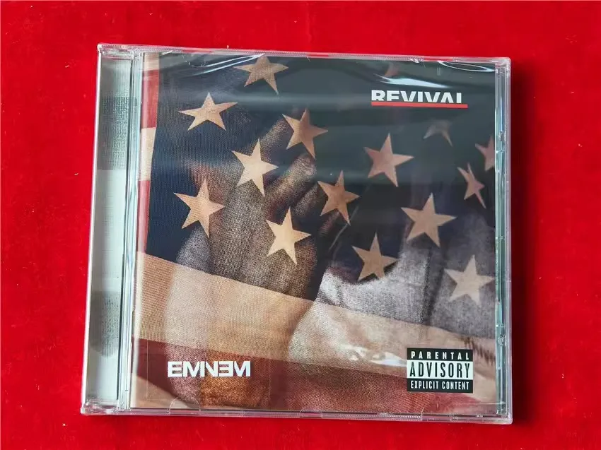 

Classic Rap Eminem Slim Shady Music CD Revival Album Walk On Water Music Record Cosplay Walkman Car Soundtracks Box Party Music