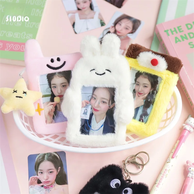 Cute Animal Card Holder Small Storage Bag Cartoon Creative Access Control Meal Card Decorative ID Card Sleeve Korean Style