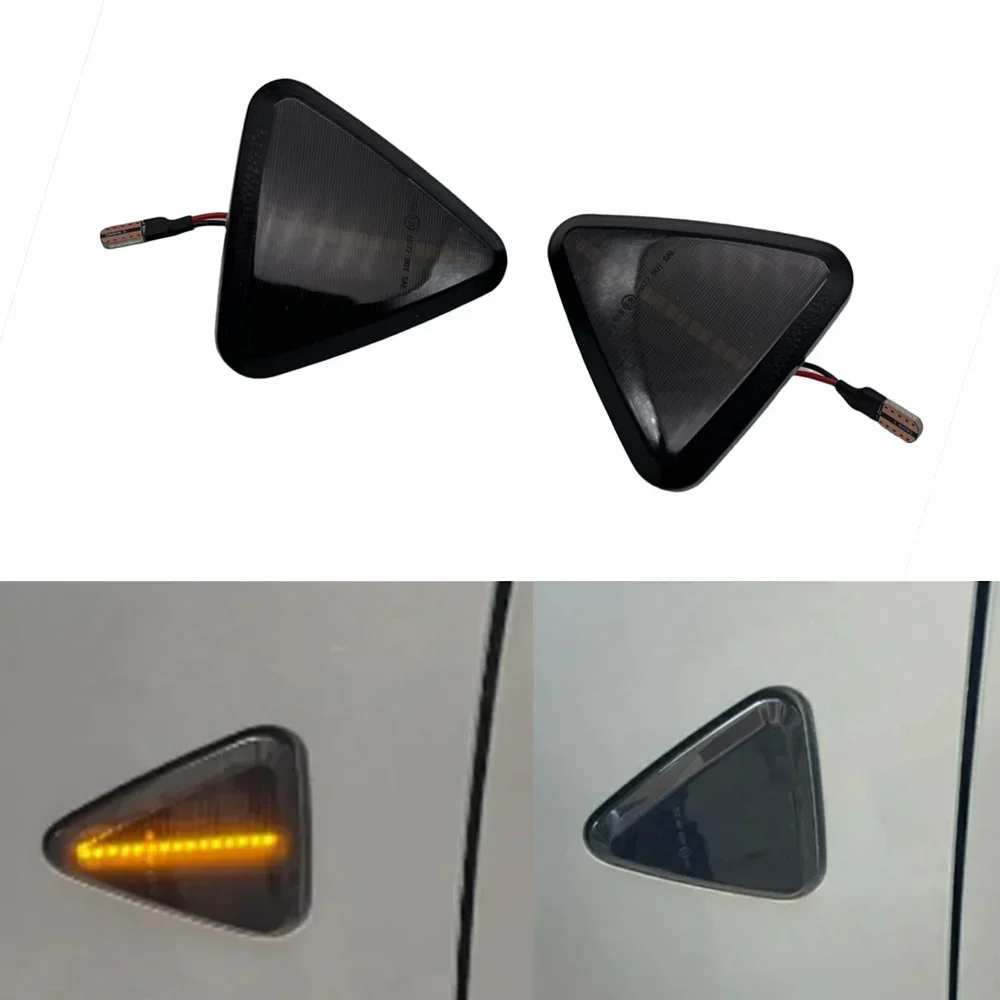 LED Car NEW Dynamic Blinker Side Marker Fender Turn Signal Light For RENAULT KANGOO II Mod.Bj.2/2008-7/2013 Car Accessory