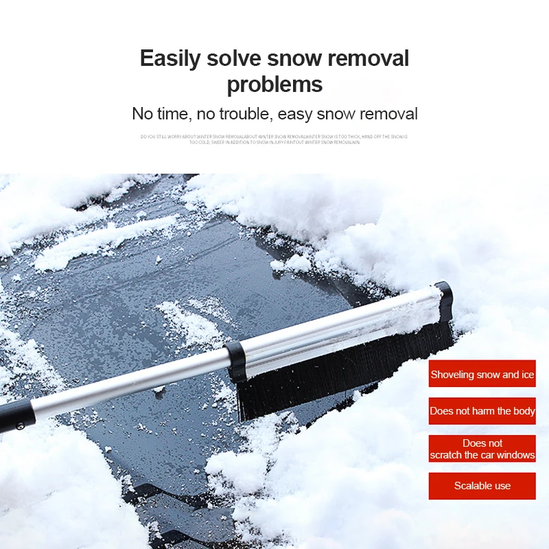 

Car Ice Scraper Windshield Ice Breaker Quick Clean Glass Brush Snow Remover Cleaner Tool Auto Window Winter Snow Brush Shovel