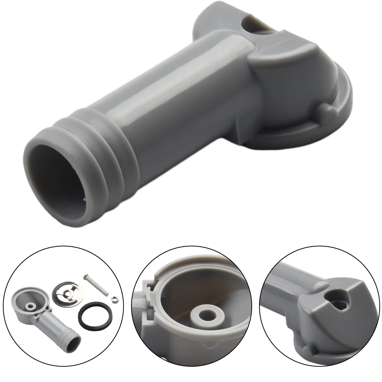 High Quality Brand New Tap Bung Spares Overflow Pipe Relacement Joint Round Overflow Head Sink Replacement 125351