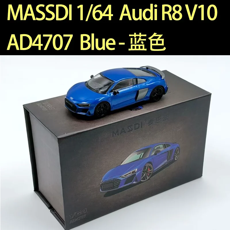 MASSDI 1/64 Scale AUDI A6(C8) AD1400/R8 V10 AD4102 AD4704 AD4707