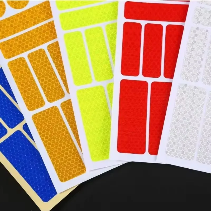 

Bicycle Safety Reflective Warning Stickers Universal Waterproof Glowing Stickers Night Riding Safety Protection Accessories