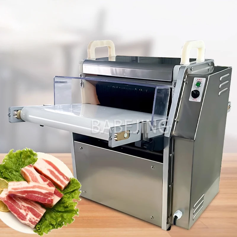 2025 آلة تقطيع الخضروات التجارية الجديدة/آلة قطع اللحوم الطازجة 500 كجم/ساعة سعة 4-20 مللي متر مخصصة