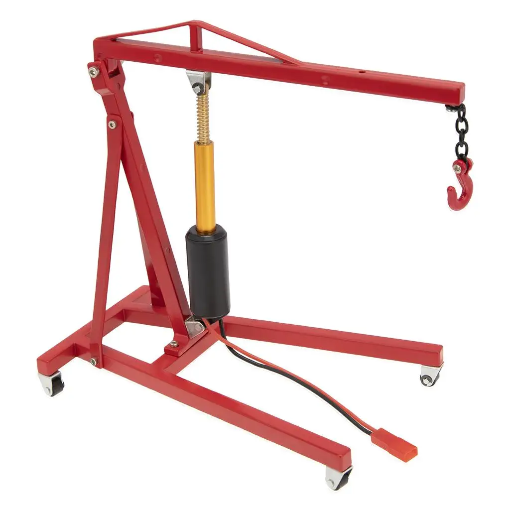 RC Jacks Rocker Metal Crane Hanger Model Building Accessory for 1 10 RC Car Parts Truck Decorations