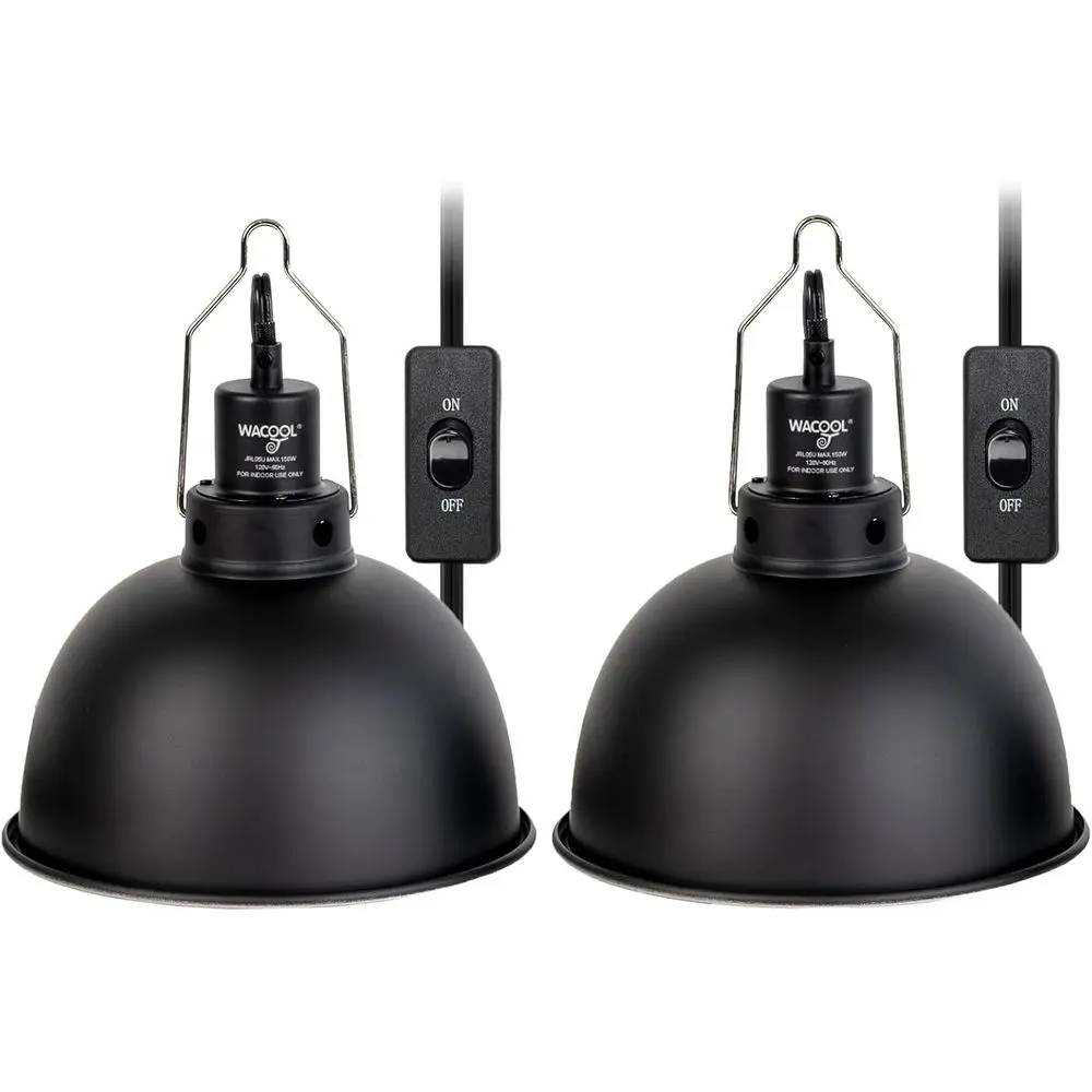 

Reptile Light ixture 2 Pack, 8.5 in Deep Dome Reptile Heat Lamp ixture, Optical Relection Terrarium Light ixture or Reptile UVB