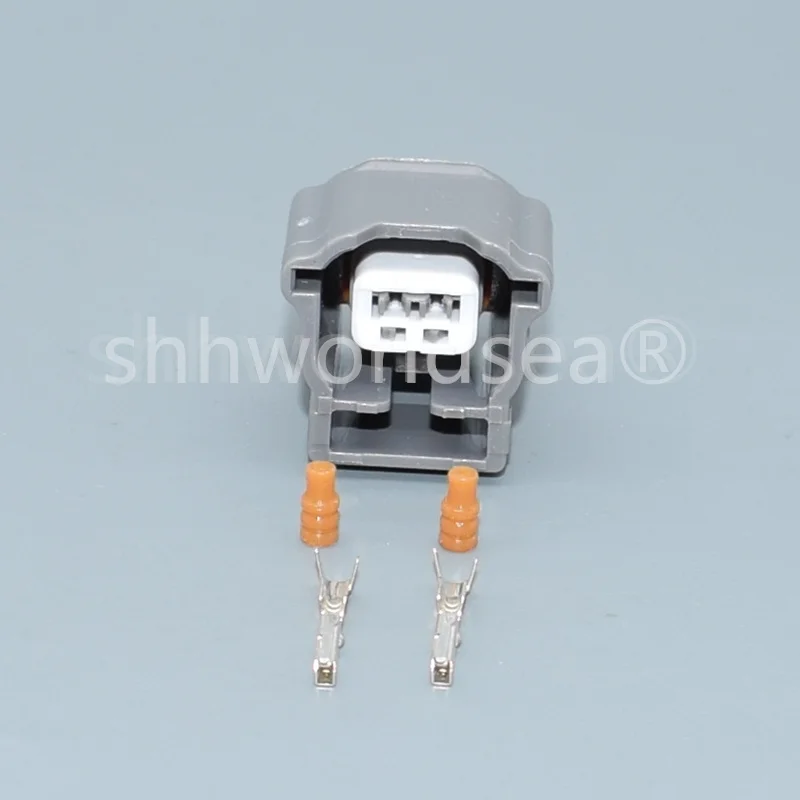 shhworldsea 2 pin 0.6mm automotive electrical plug auto sensor waterproof cable connector housing car waterproof plug