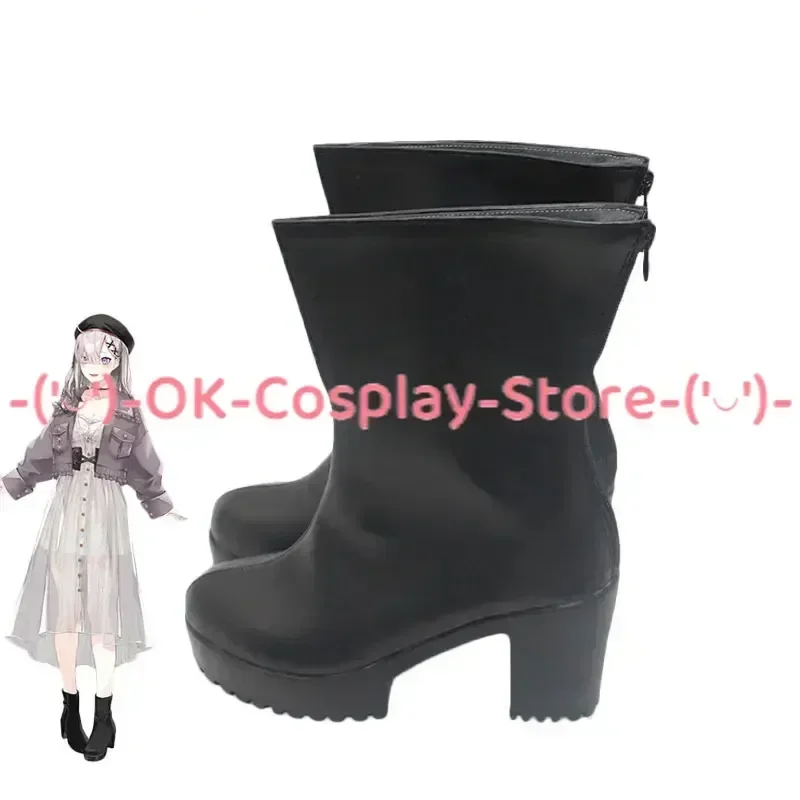 [حسب الطلب] Sukoya Kana Cosplay Vtuber أنيمي لعب الأدوار الدعائم هالوين كرنفال عطلة حفلة بولي Boots الأحذية الجلدية