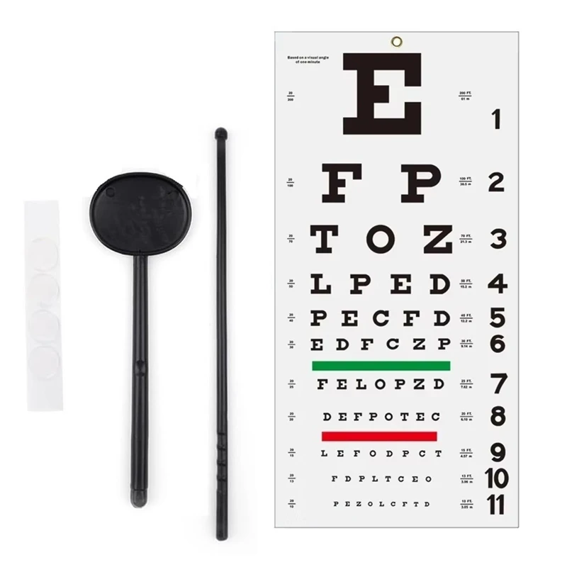 ABZY-Eye Chart, Eye Chart No Fading For School Home Physical Examination Center Visual Acuity Measuring Educational