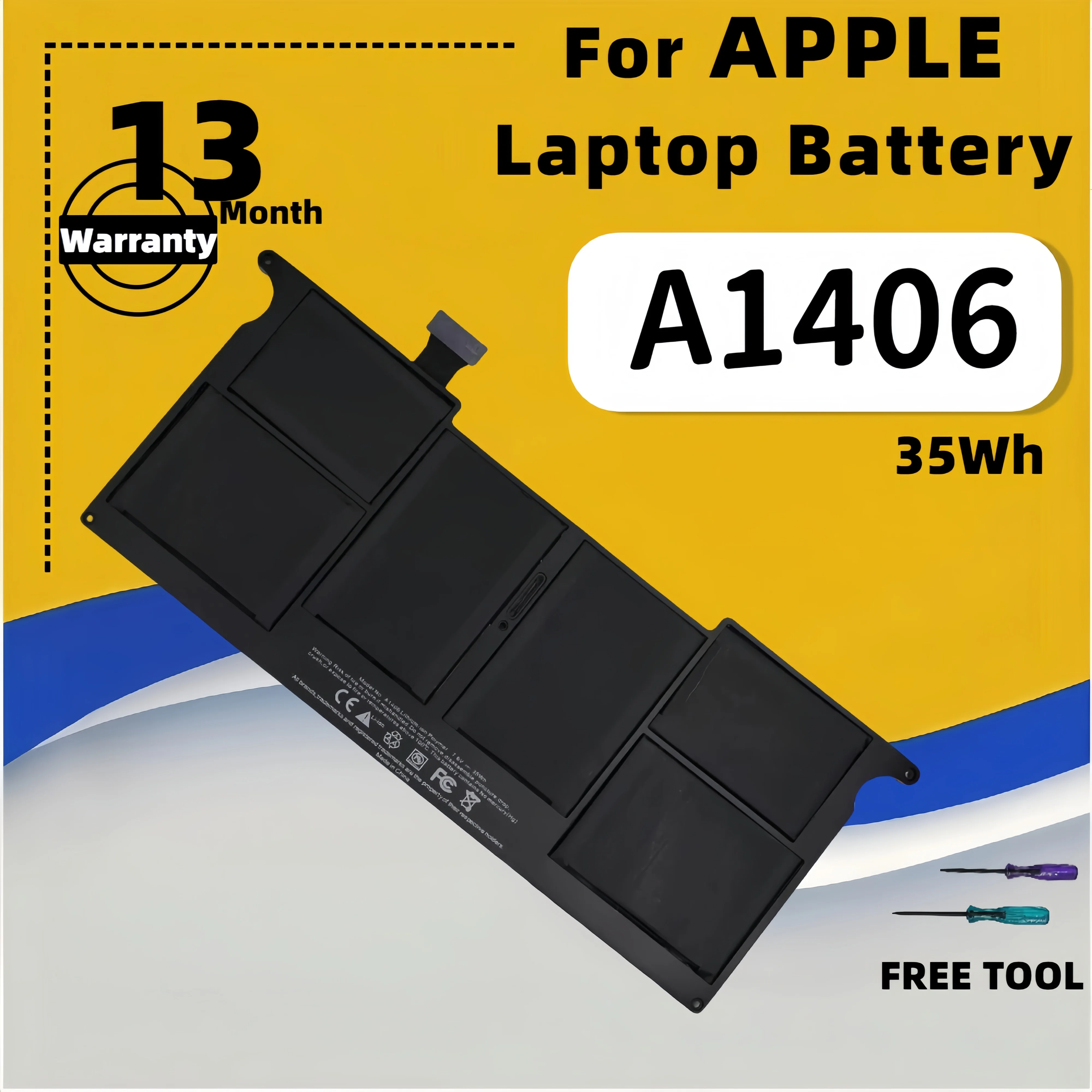 FRLESUI Battery A1406 A1495 for APPLE MacBook Air 11