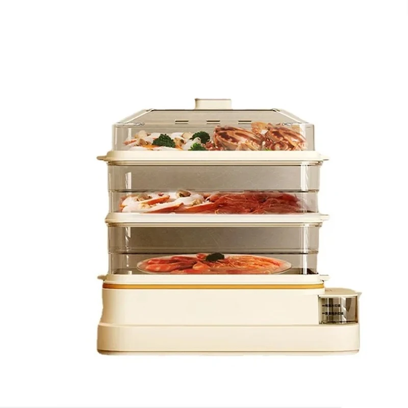 

Electric Steamer Household Multifunctional Steamer with Water Tank Adjustable