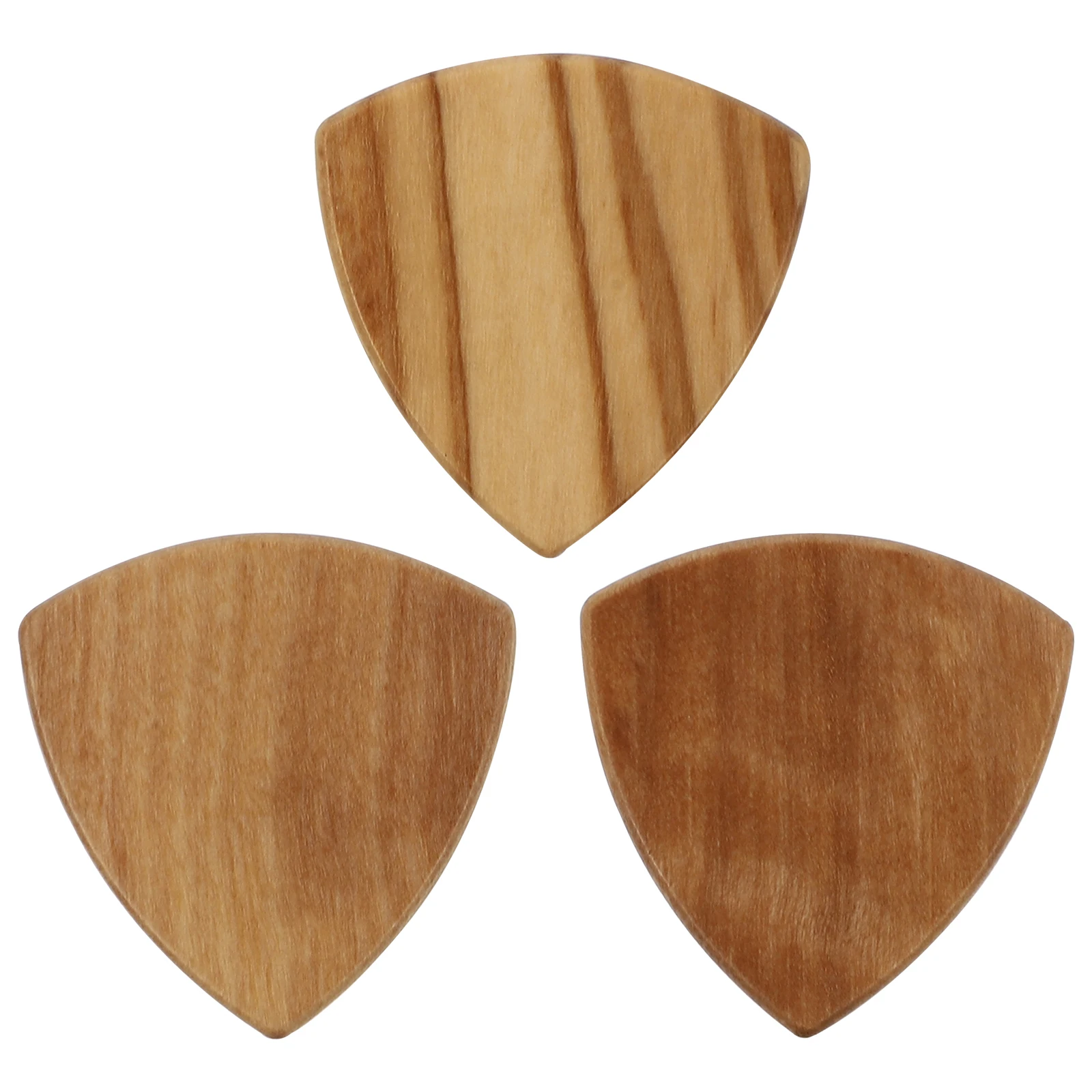 

3 Pcs Violin Guitar Pick Unique Engraved Picks Solid Wood Thin Plectrums for Acoustic