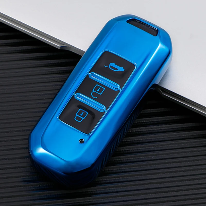 For Baojun 510 730 360 560 RS-5 530 630 for Wuling Hongguang S Car Smart Key Cover Case Bag Shell Holder Protector