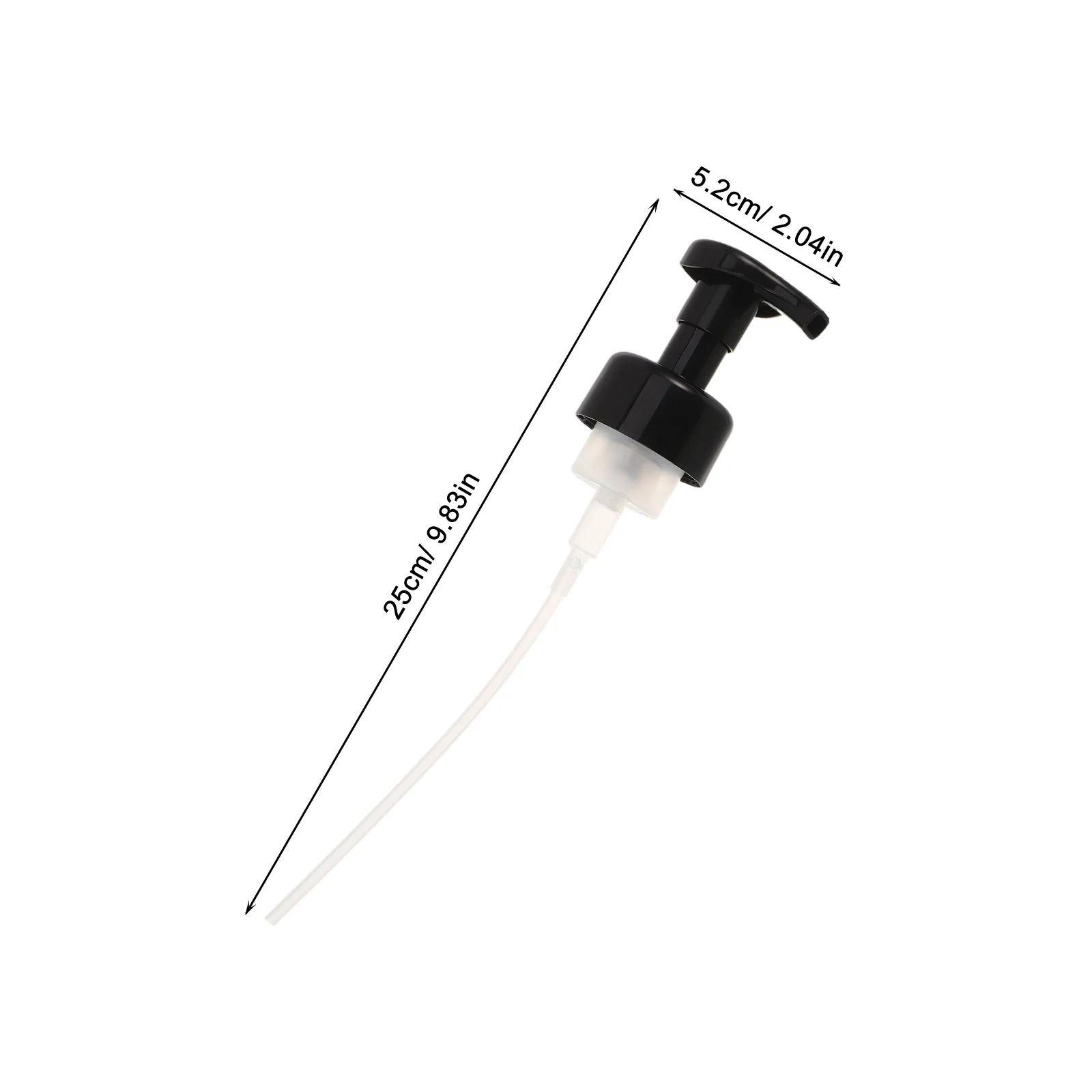 5 قطعة رأس المضخة الرغوية 42 مللي متر البلاستيك استبدال لوشن شامبو موزع الصابون زجاجة فوهة للمطبخ الحمام السفر استخدام #3