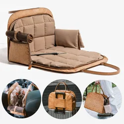Original Pet Handle Bag For Puppy And Cat Winter Pet Carrier Bag Windproof Warm Portable Pet Travel Bag With Warm Mat