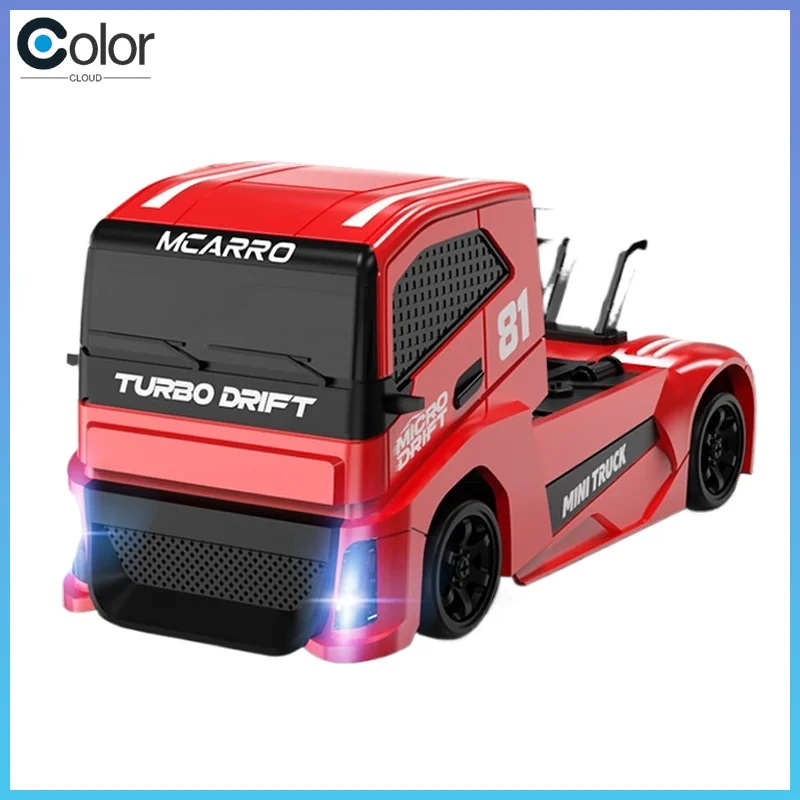 

Радиоуправляемый 1:87 полномасштабный дрейфующий грузовик с полным приводом Mc081 2,4 г электрический гоночный мини-модель с дистанционным управлением гоночная игрушка