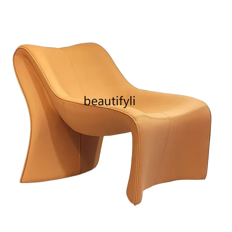 Nordic designer high heels casual sofa chair hotel fiberglass special-shaped lazy lounge chair