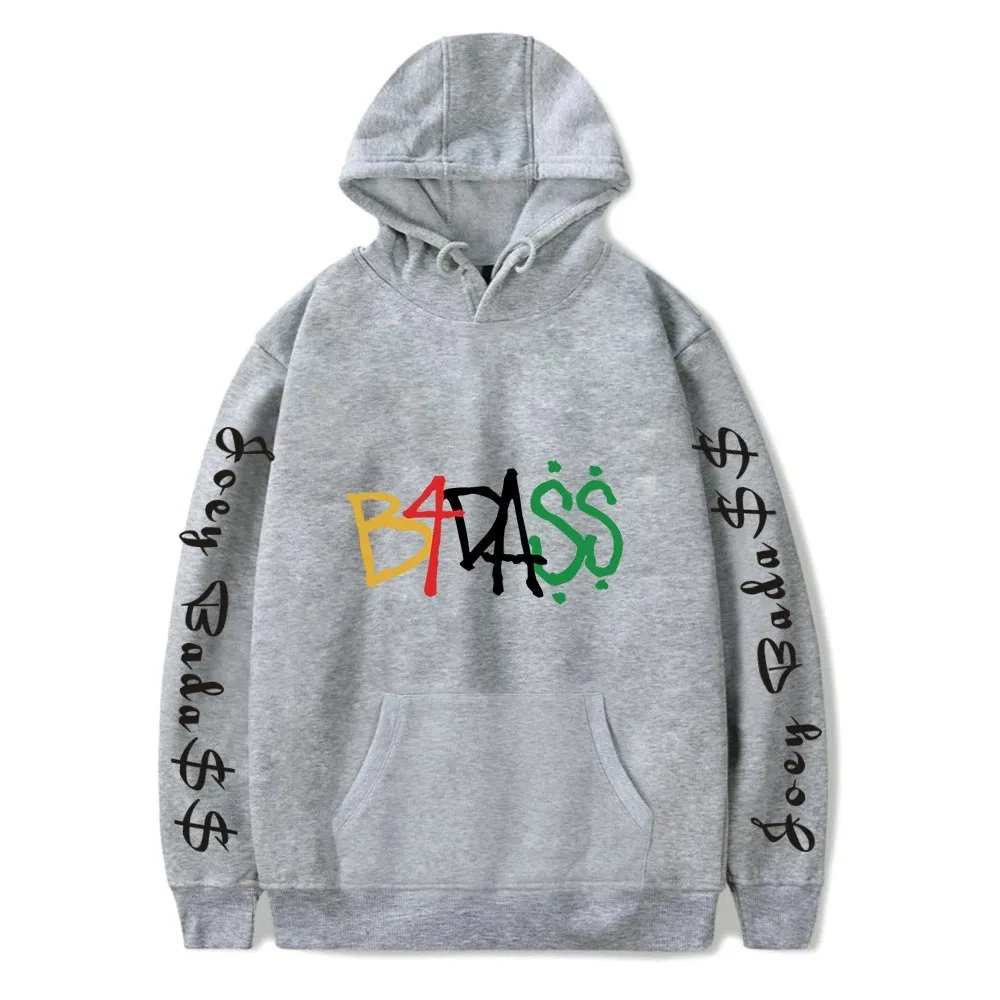 Joey Bada $ $ $ graficzna bluza z kapturem Hip-Hop, wiosenny nadruk kreskówkowy, zwykły fajne w stylu Streetwear w Harajuku, bluzki Unisex