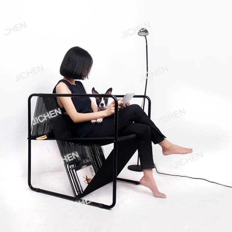 

Outdoor Leisure Simple Modern Rattan Chair Sofa Terrace Courtyard Balcony Homestay Waterproof Sunscreen Rattan