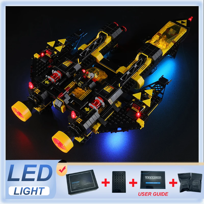 

Комплект светодиодных фонарей «сделай сам» для LEGO 10355 Blacktron Renegade (только светодиодный светильник, без модели блоков)