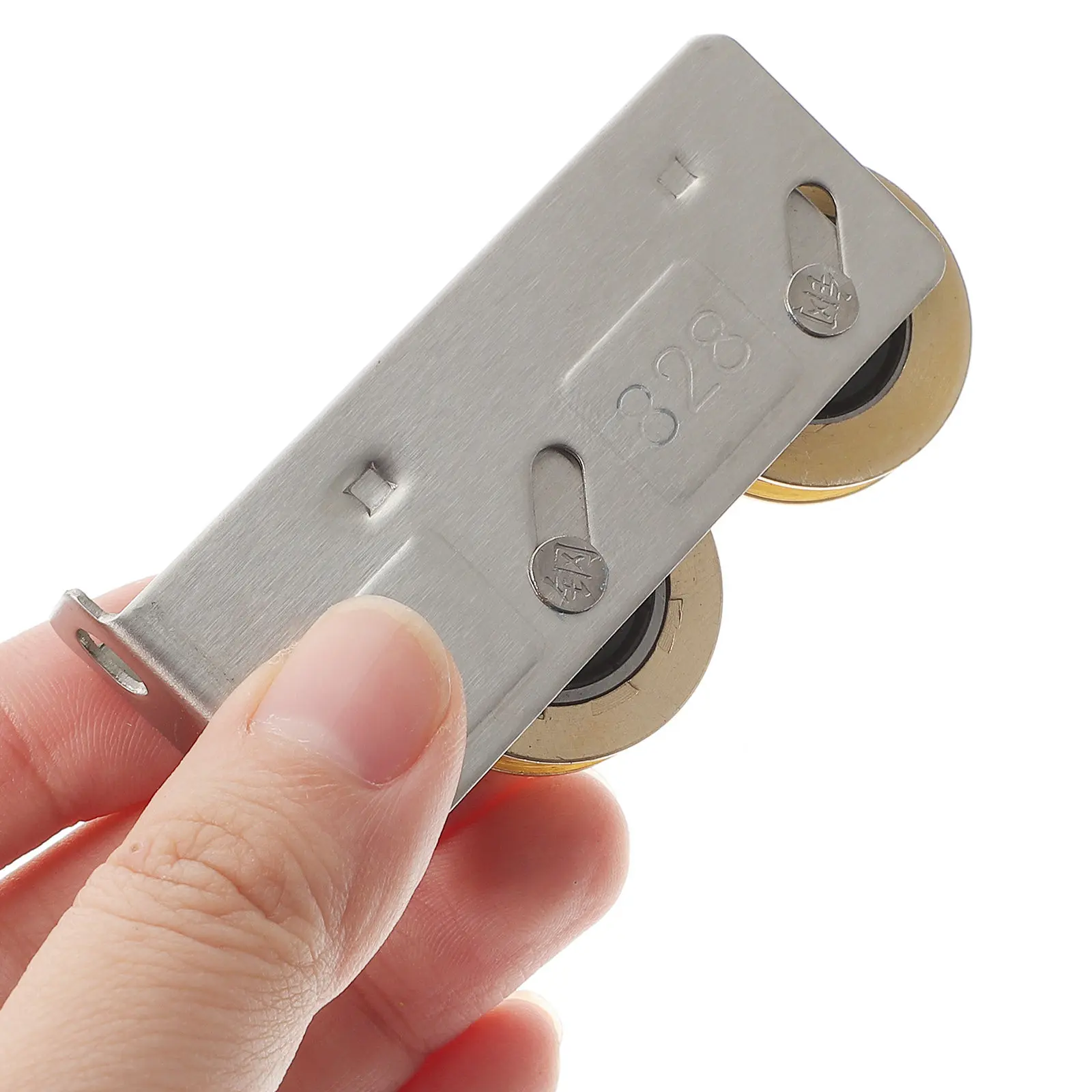 

2Pcs High Performance Sliding Door Rollers Stainless Steel and Copper Construction Patio Door Wheels Replacement