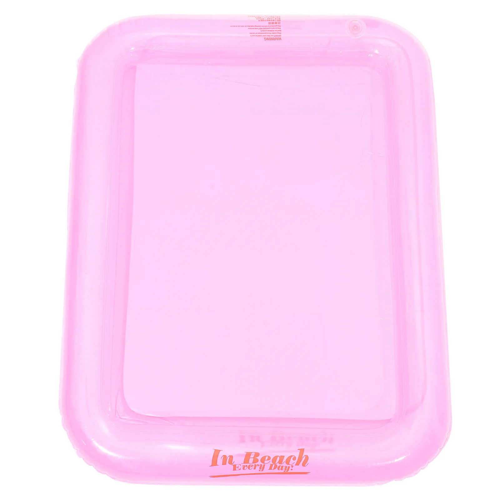 

Kids Beach Sandbox Play Sand Inflatable Sand Toy Tray for Children's Education (Pink)