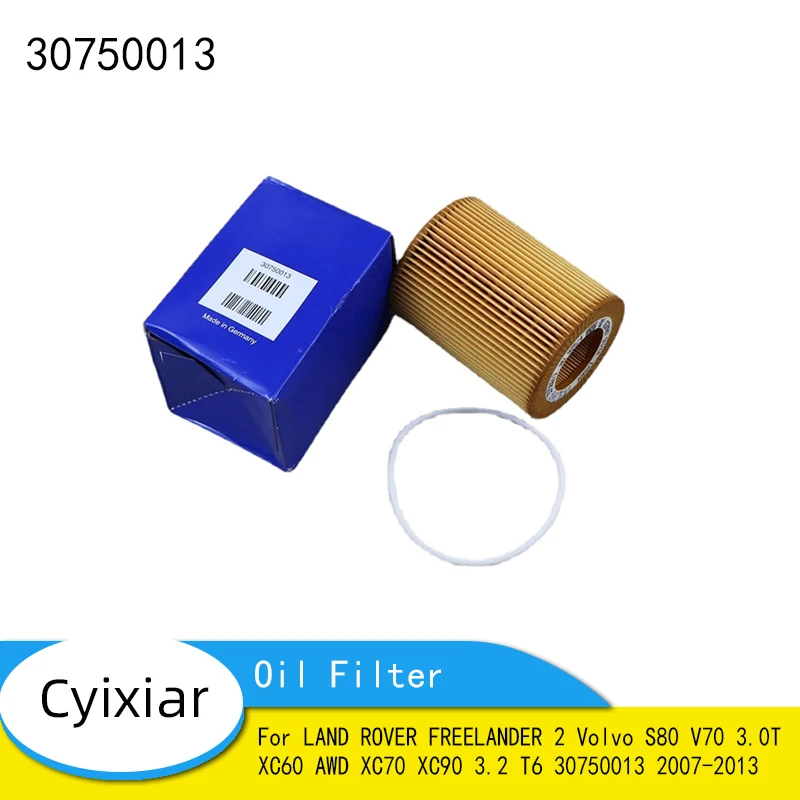 Oil Filter for LAND ROVER FREELANDER 2 Volvo S80 V70 3.0T XC60 AWD XC70 XC90 3.2 T6 30750013 2007 2008 2009 2010 2011 2012 2013