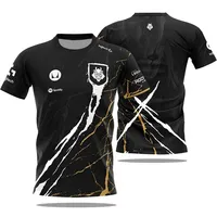 2024 New Summer G2 Sports Esports Game Men T-Shirt National Team Uniform 3d Printed Tee O-Neck Breathable Sport Oversized Tops