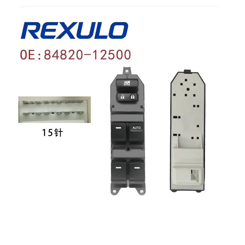 

84820-12500 Electric Power Window Master Switch for Toyota Corolla 2003-2008 for Matrix 2003-2008 Window Control Button
