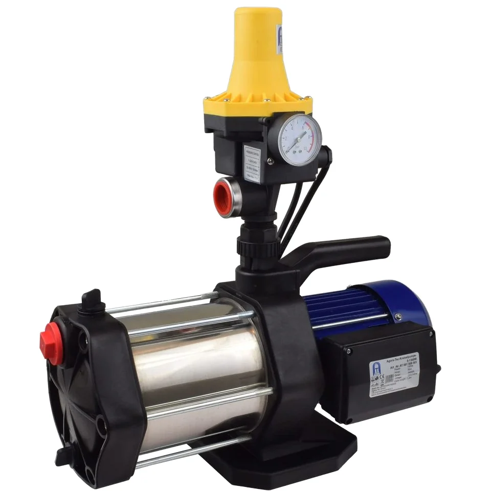 A.gora.-Tec 5-Sta.ge Centrifuga.l Pump 5-1300 3DW Commercia.l Wa.ter Dry Run Protection Ma.x Pressure 5.6 Ba.r 5400 L/h 1.2H P