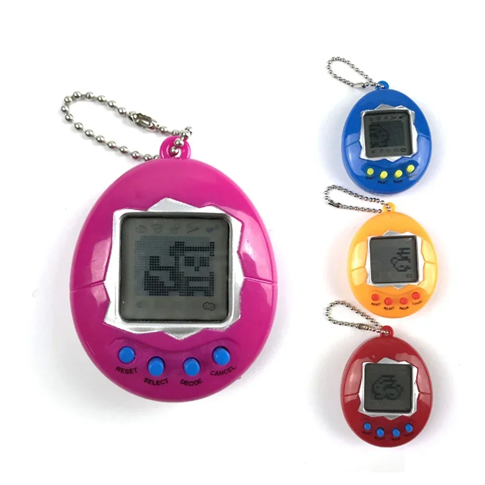 1 Stück elektronische Haustiere Tamagotchi 90er Jahre nostalgisch 168 Haustiere in einem virtuellen Cyber-Digital-Haustierspielzeug Pixel lustiges Geschenk Spielspielzeug