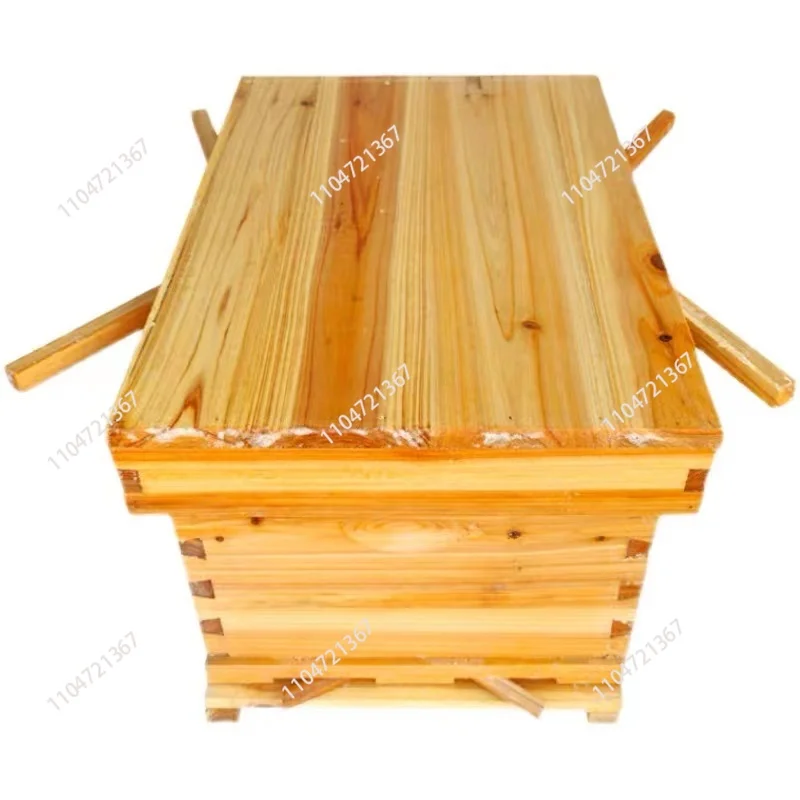 

42 beehives, seven-frame bee boxes, small and medium beehives, boiled wax fir dense beehives, finished nest boxes