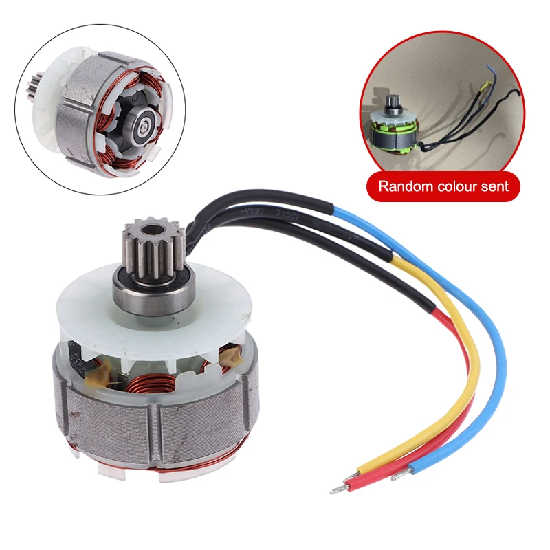 【1Pc Electric Mower Assembly 21V Brushless Lawn Mower Motor 12-tooth Lithium Battery Grass Trimmer Rotor】