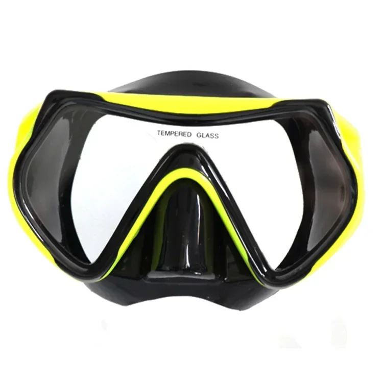 Adult diving goggles snorkeling masks swimming goggles tempered glass large field of view lung diving equipment