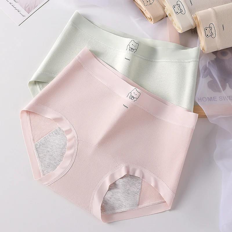 Women's Menstrual Panties Woman Reusable Menstrual Pads Period Underwear Women's Cotton Briefs Menstruation Sexy Super Absorbent - view 5
