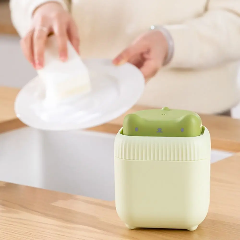 

Plastic Detergent Automatic Dispenser Press-Type Countertop Organizer Dish Soap Dispenser Soap Holder Leakproof