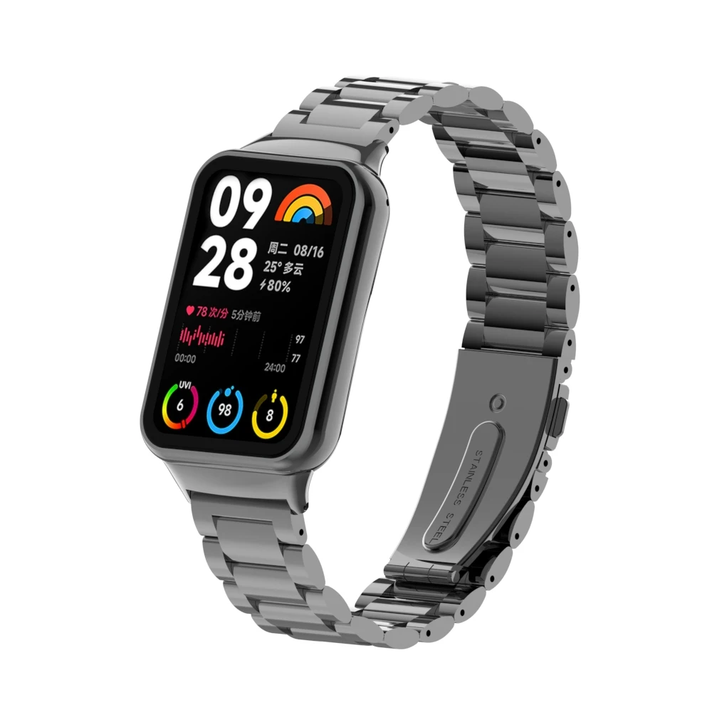 Milanese Strap For Xiaomi Mi Band 8 Pro Metal Stainless Steel Bracelet Correa For Mi Band 8 Pro SmartWatch Replacement Wristband