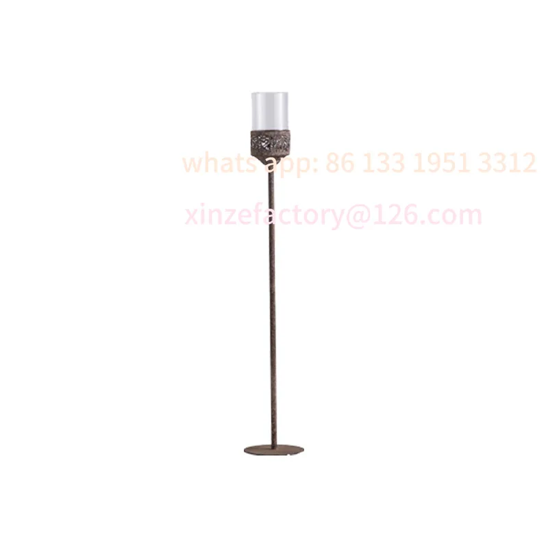 

holder wrought iron old handicraft candle holder foreign trade atmosphere decoration props