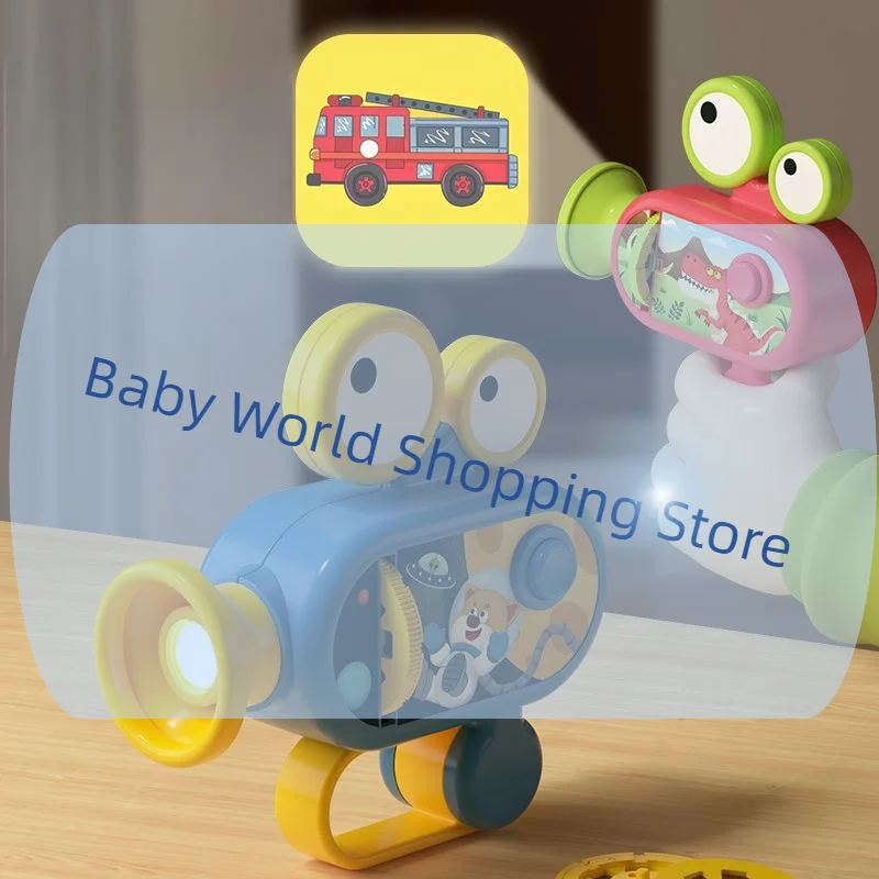 

1 Set Baby Early Education Puzzle Projector Torch Toy Kids Handheld Projection Flashlight Luminous Toys With 96 Patterns