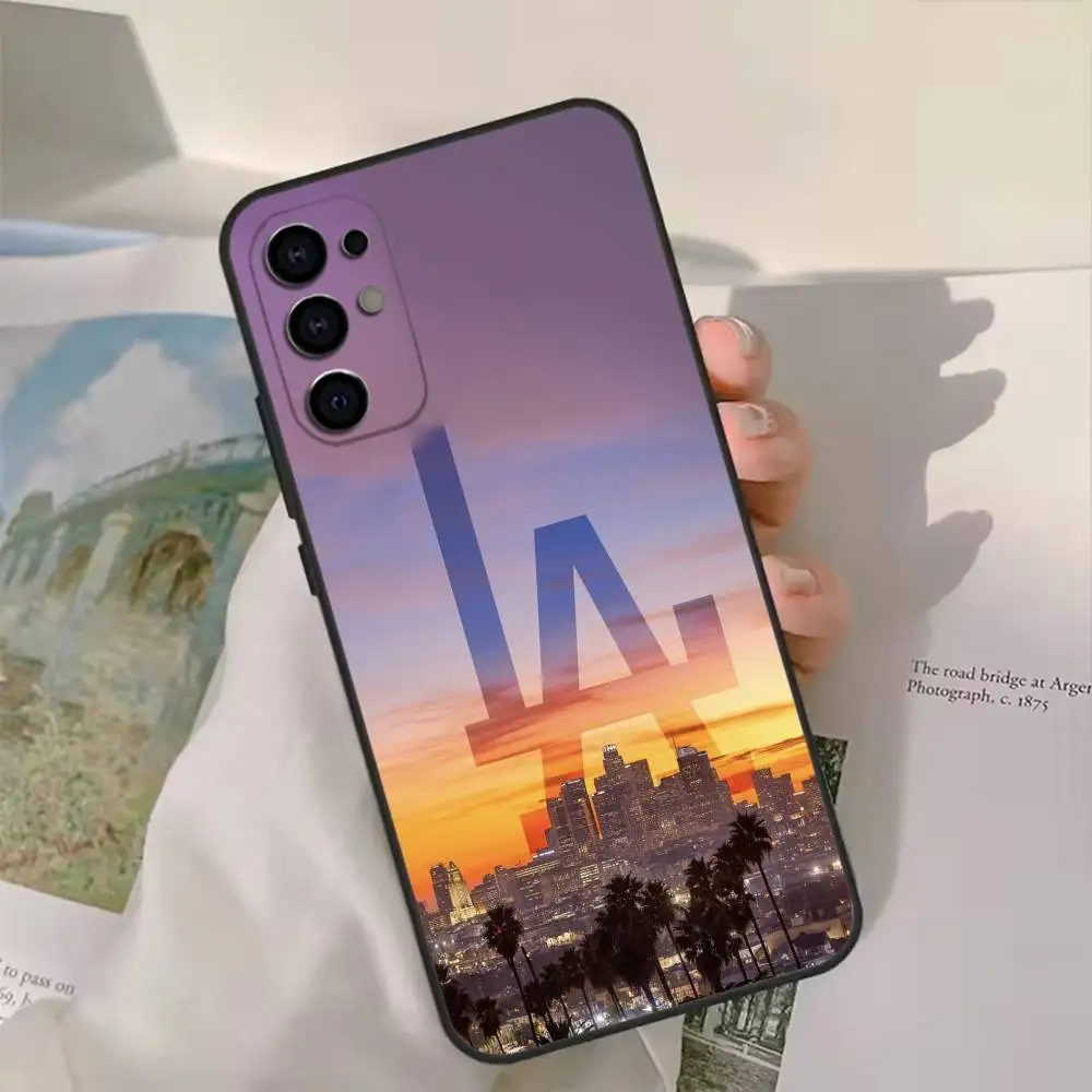 Дорожный чехол для телефона Los Angeles California для Samsung S25, S24, S21, S22, S23, S30, Ultra, S20, Plus, Fe, Lite Black Shell