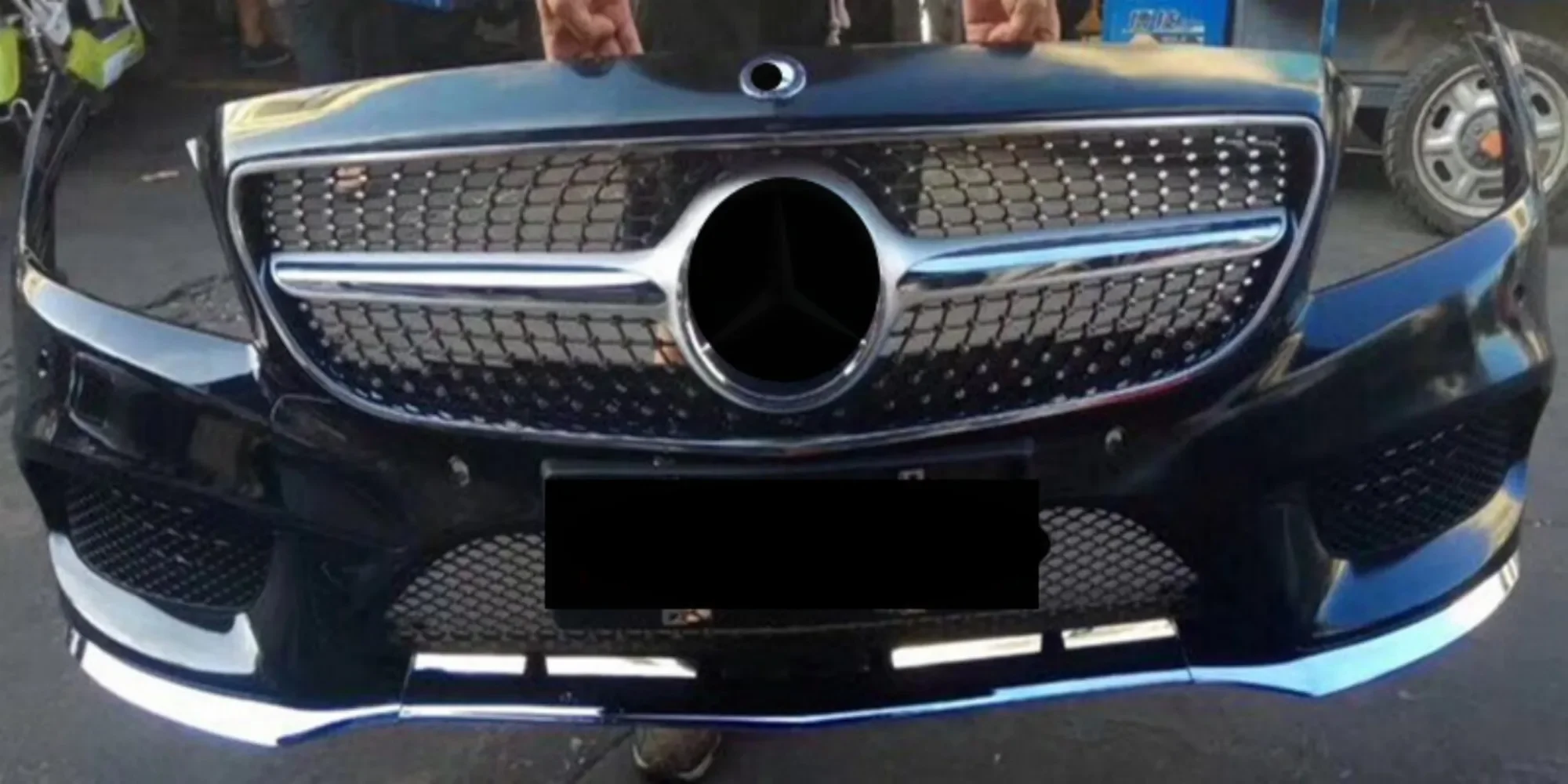 

Car Front bumper surrounded Body kit front radiator grille for Mercedes W207 E200 E260 E300