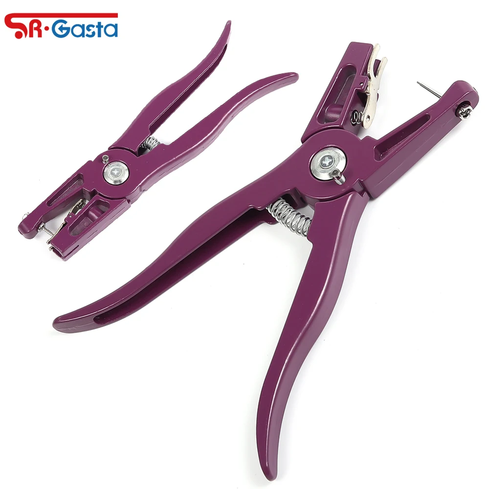 1Pc Livestock Metal Ear Tag Pliers Universal Tagger Puncher Ear Tag Pliers Cow Sheep Rabbit Identification Breeding supplies