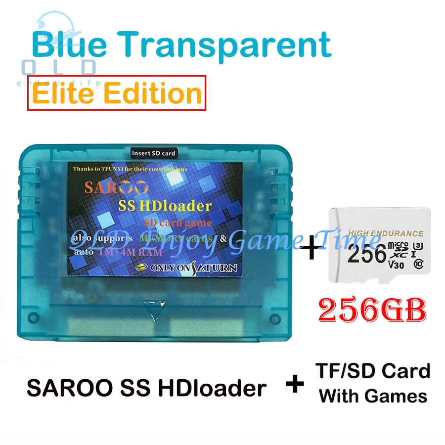 الإصدار الجديد 0.7 SAROO HDLoader Cartridge FastReading Game Reader، يدعم بطاقة ذاكرة SD TF، التوصيل والتشغيل لوحدة التحكم SS Saturn #6