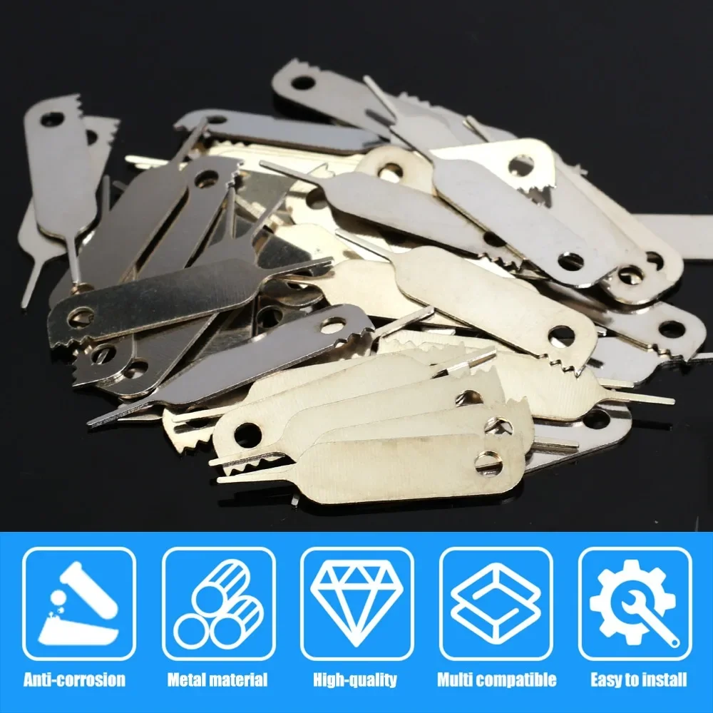 المعادن إخراج بطاقة Sim صينية متعددة أدوات معظم الهاتف المحمول فتح دبوس إبرة مفتاح أدوات آيفون 17 / سامسونج / آي باد للتسليم السريع #6