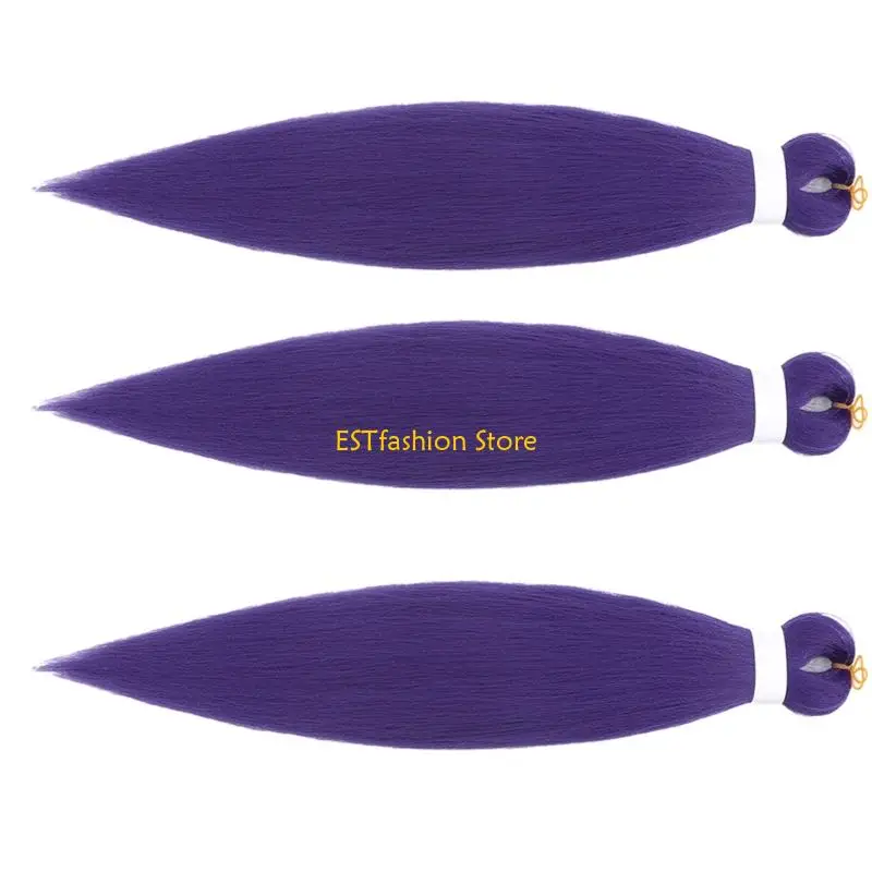 

Y5GC фиолетовый синтетический плетеный парик 26 дюймов для наращивания волос для костюма косплея