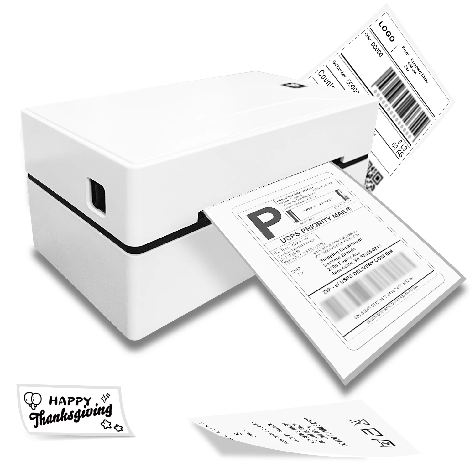 

Marklife D100 Bluetooth Thermal Shipping Label Printer 4x6 Shipping Label Printer for Shipping Package Support Smartphone and PC