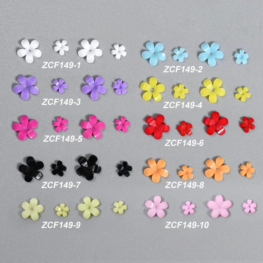 5 جرام (450 قطعة) الأبيض الوردي زهر الربيع زهرة الأكريليك مسمار الراين مختلط حبات اللؤلؤ ثلاثية الأبعاد الأزهار مسمار الأحجار الكريمة الأبيض الراتنج مسمار الاسمية