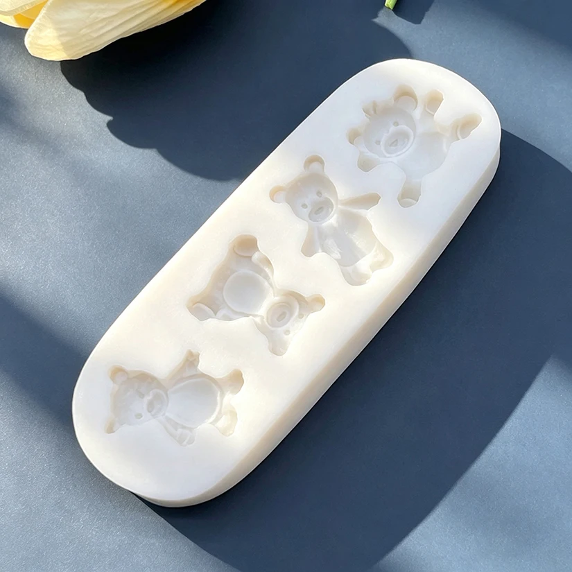 Bear Silicone Sugarcraft Mold Cookie Cupcake Chocolate Baking Mold Fondant Cake Decorating Tools