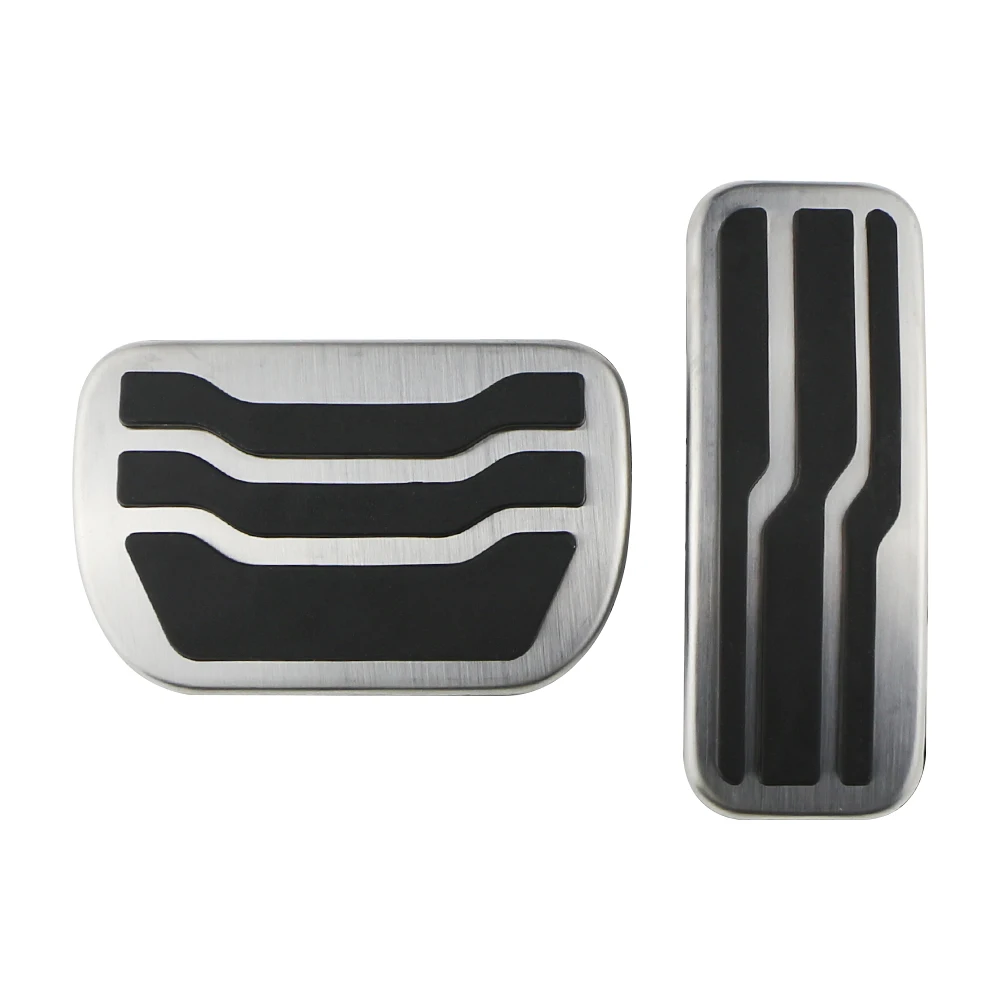 For Lincoln MKZ 2015-2022 for Ford Mondeo 2016-2022 AT Pedal Cover Gas Fuel Brake Pedal Pad Stainless Steel Pedals Accessories