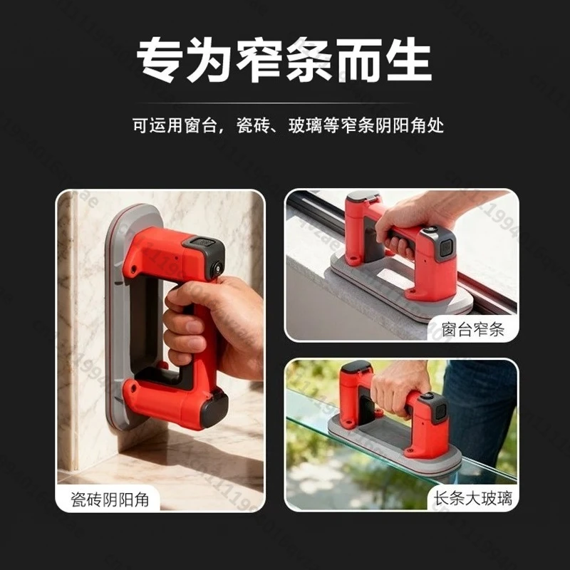 6112 Narrow Strip Sucker Intelligent Digital Display Electric Vacuum Sucker Powerful Heavy Duty Automatic Replenishment Pressure